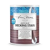 Protector antideslizante con alto poder de penetración. Protección de superficies 100% libre de disolventes. Específico para pavimentos de madera en terrazas y zonas de piscina. Alta resistencia a los efectos nocivos de la intemperie. Contiene filtro solar UV. Hidrofugante e impermeable. Protector antimanchas. Secado rápido. Excelente transparencia y nivelación. Fácil de aplicar.