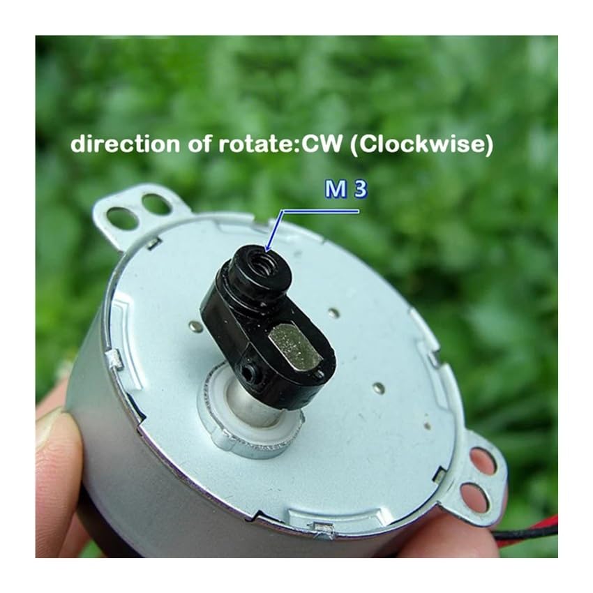DC Brushless Geared Electronic Starter DC12V 3RPM Mute Large Torque DC brushless Fan Moving Head Electronic Starter Reduction Ratio 1:300 Gear Electronic Starter