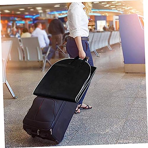 PRETYZOOM 1pc Garment Bag Dress Storage Breathable Suit Cover Nonwoven Zipper Pouch2
