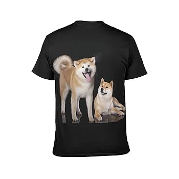 Amazon.co.jp: メンズ Tシャツ 柴犬 秋田犬 犬柄 夏服 春服