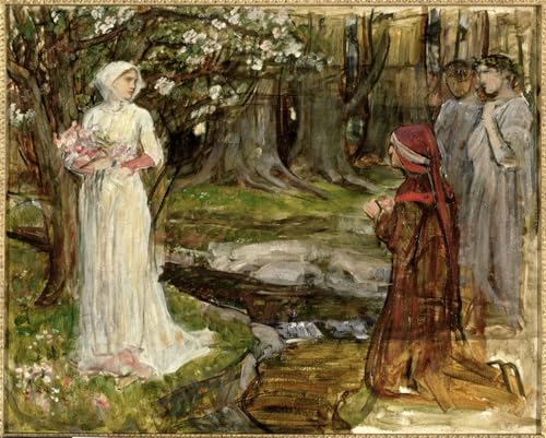 Tableau Waterhouse John William art mural en toile pour chambre 60x90cm