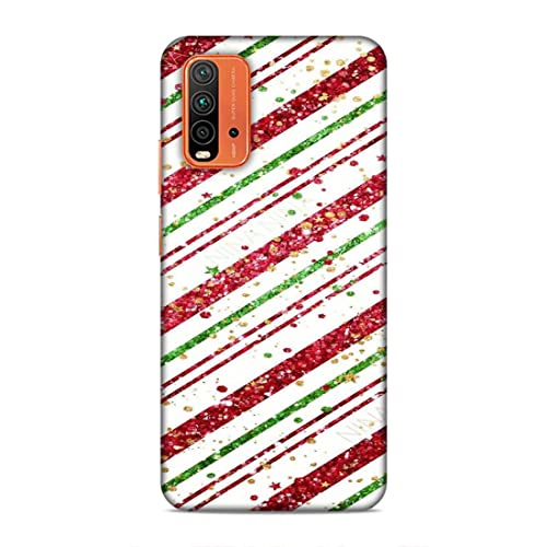 Image of Printed Mobile Back Hard Case Cover for Xiaomi Redmi 9 Power | Glitter, Christmas, Stars, Shine A-2194
