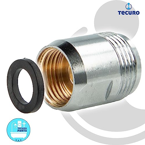 Tecuro Adaptor for Outlets with All Fittings 1/2 Female x 3/4 Inch, 32 millimeters - Image 2