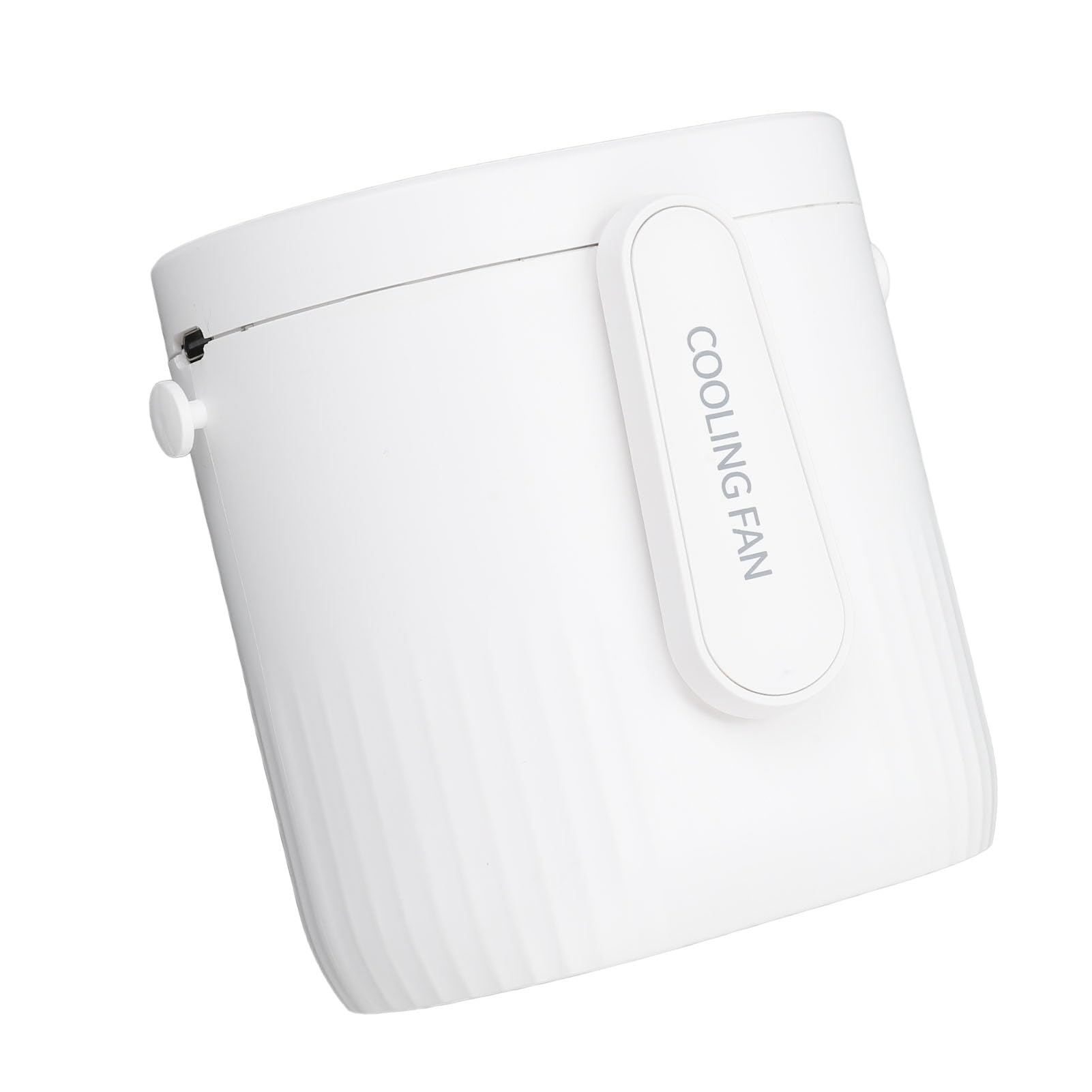 Ventilateur de taille 4000mAh portable à pince blanc 3 vitesses