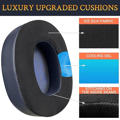 SOULWIT Cooling Gel Replacement Ear Pads for JBL E65BTNC/Live 650BTNC/Live 770NC/Live 660NC/Duet NC Over-Ear Headphones - Image 3