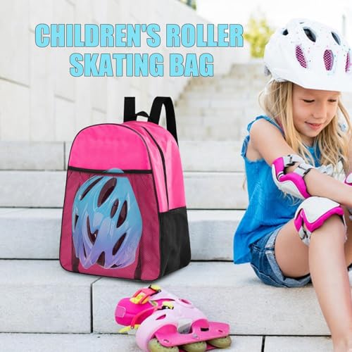 Mochila de almacenamiento para patines de hielo funda patinaje y equipo multifuncional hockey 3