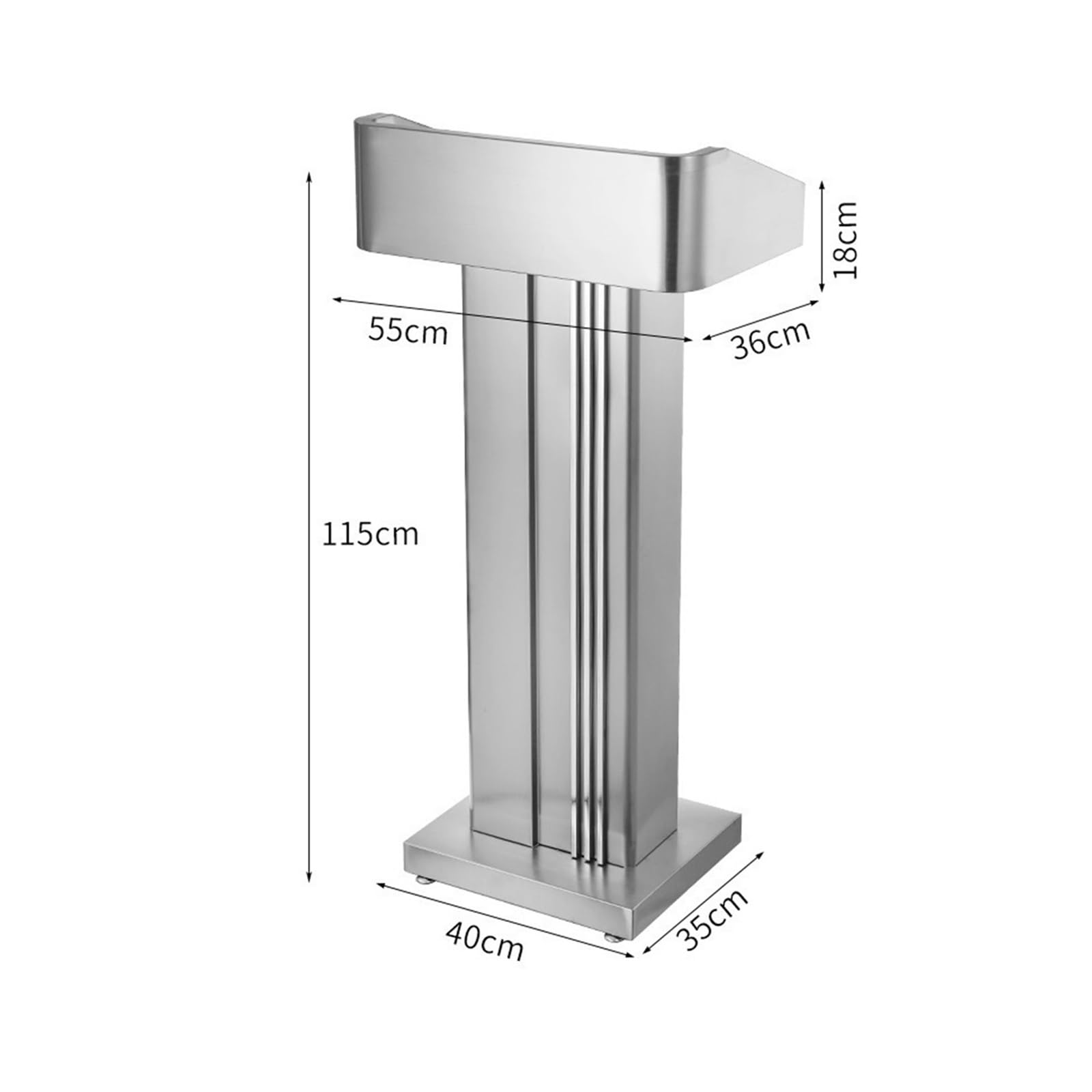 Soporte de escritorio de metal para hoteles y restaurantes, solución de registro de recepción para eventos