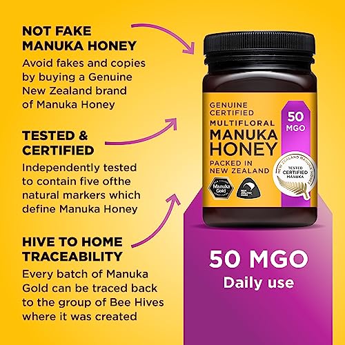 Manuka Gold 50 MGO Manuka Honey, 500 g - 4