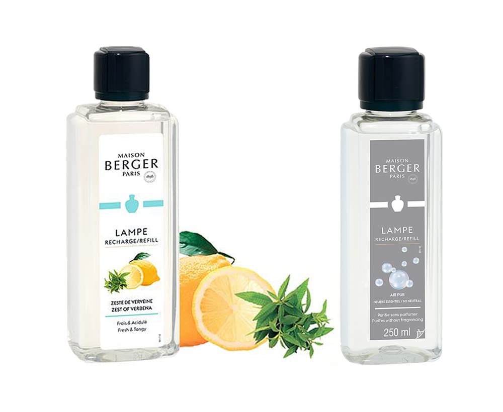 Lampe Berger Starter-Set NEW EDITION RUND | inkl. 1 Überraschungskarte von Langelütje | inkl 2 x 250 ml Duft | Deine Lampe - Dein Duft von Maison Berger