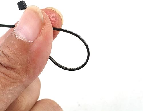 Miniatura 7 de uxcell Sujetador de nylon de la atadura de cables del alambre de la cremallera de la tira de 2mmx150m m 500pcs