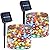 DAYLIGHTIR 2 Pack 100 LED Solar Powered Copper Wire String Lights Outdoor, Waterproof, 8 Modes Fairy Lights for Garden, Patio, Party, Yard, Christmas (Multicolor)