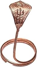The Himalayan River Pure Idol Copper Shivling Shesh Naag (Small, 45 g, 9 x 9 x 15 cm, Hood Width 5 cms)-[Premium Edition]