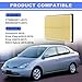 NOTISH GP741 (CA10741) Engine Air Filter Compatible with Lexus/Toyota CT200h 2011-2017 NX300h 2015-2021 Prius 2010-2016 RAV4 Hybrid 2016-2018 Replace OE 17801-37020 17801-37021