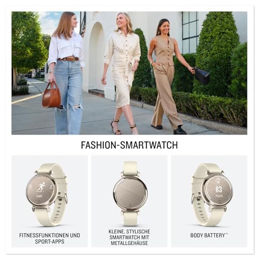 Garmin Lily 2 modische Smartwatch für Frauen