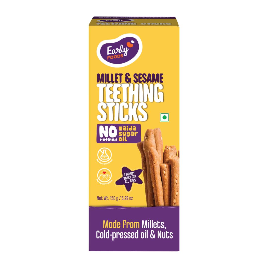 Early Foods - Millet & Sesame Teething Sticks 150G