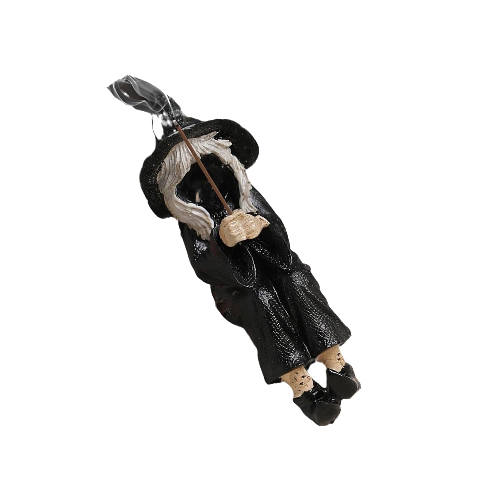 HZBB Resin Witch Figurine Chamber Halloween Decor for Garden Enhancement Relaxing Desktop Ambiance Garden Witch Statue