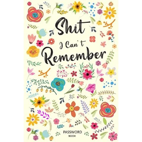 Password Book With Alphabetical Tabs: Shiti Cant Remember Password Book And Organizer For Websites,And Email Addresses.Keep Your Personal Internet Information Private And Secure Cover