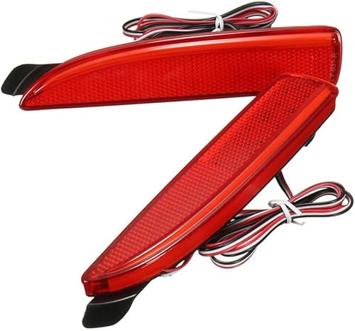 2 luces de freno traseras reflectoras de parachoques trasero para Mazda2 DY Mazda3 Axela Mazda6 Atenza
