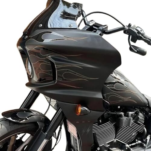 Panneau carénage latéral noir moto d'exception finition premium pour FXRST