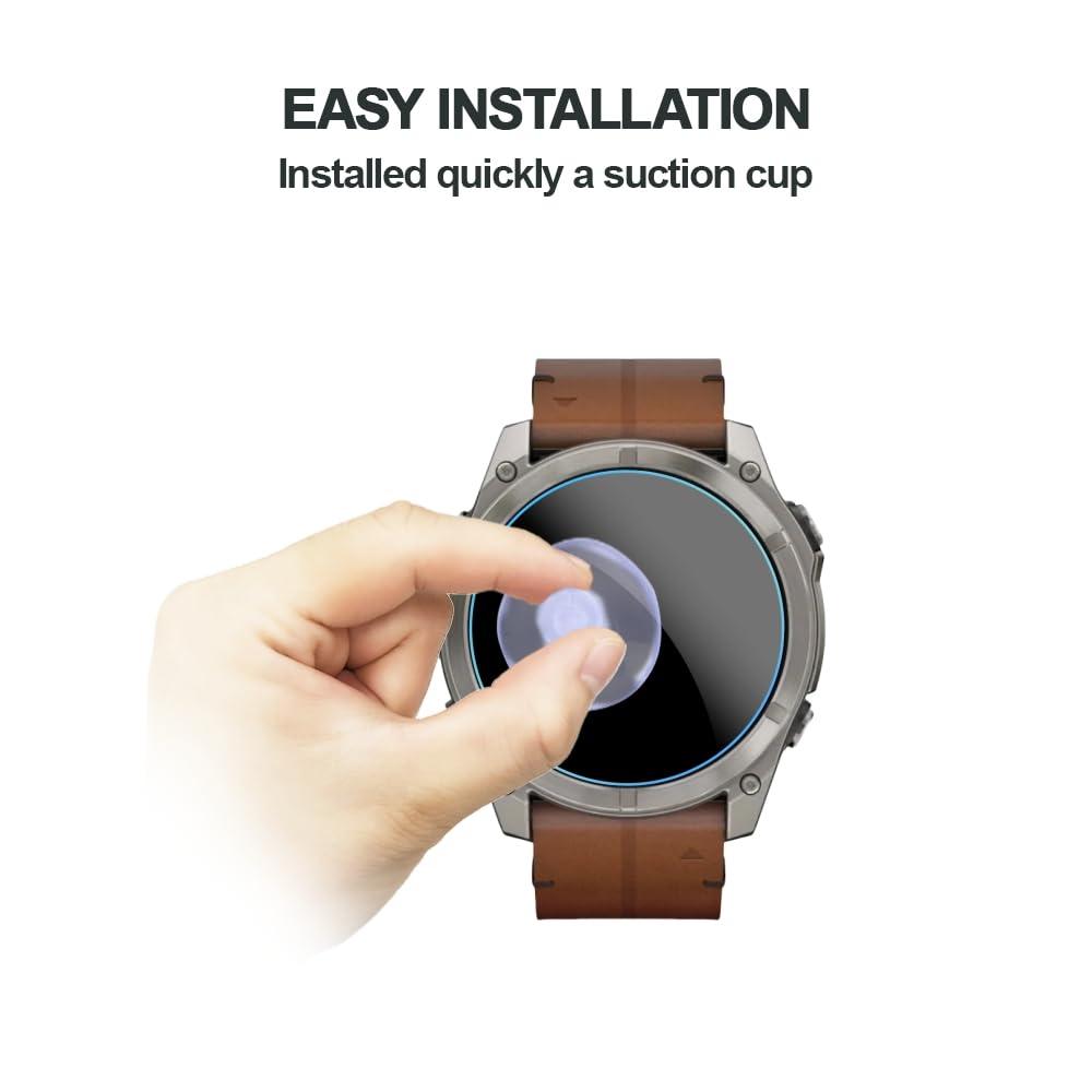 MIHENCE Screen Protector Compatible with Garmin Fenix 8 51 mm Smartwatch - Image 3