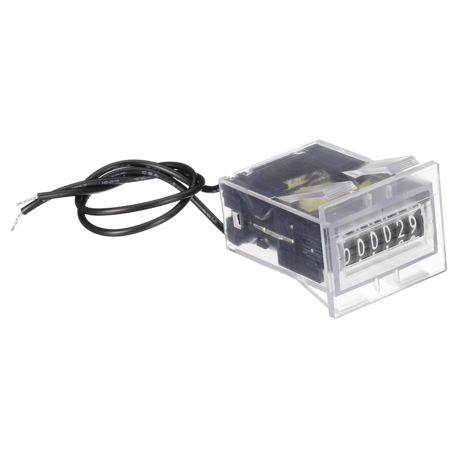 Tool Parts and Accessories ElectroMagnetjc Counter Pulse Totalizer 6 Digit 0-999999 Range DC 7-24V (#CN-140824-04145)
