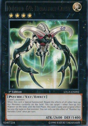 Amazon.com: YU-GI-OH! - Number 69: Heraldry Crest (LTGY-EN092
