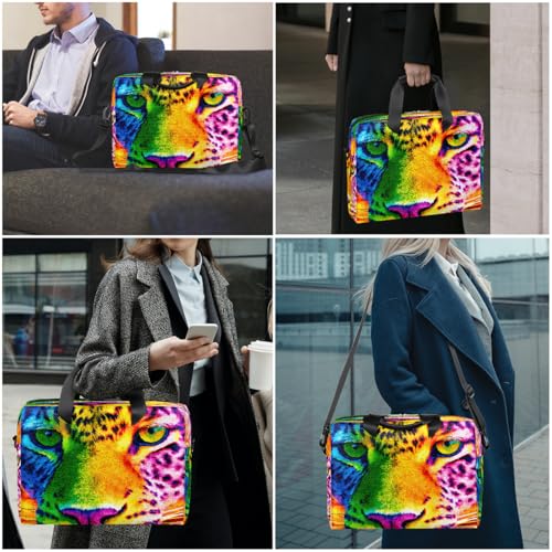 Bolso Maletín para Laptop 16 pulgadas Colorful Animals Tiger miniatura 2