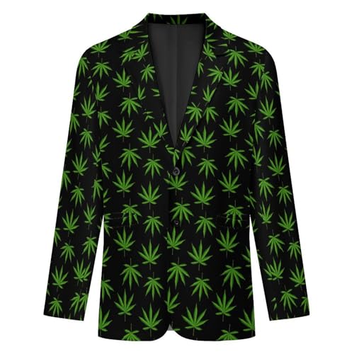 Men's Casual Blazer Two Button Sport Coat Slim Fit Holly Berries Suit Blazer Jacket4