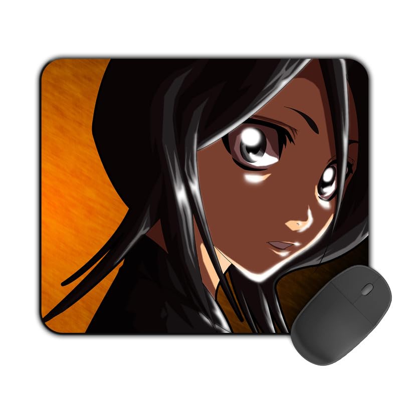 Image of Printed Designer Mouse Pad Rukia Face 2 (200MM X 240 X 3MM) Enhance Gaming and Work Performance Comfortable and Precise Non-Slip Water Proof Bleach Mouse Pad.