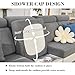 Disayu Couch Cushion Covers Sofa Covers Couch Covers for Sofa Pet Friendly Universal Sofa Covers Washable Stretch Slipcovers for Sectional Sofa (Texture Gray,Back Cover M)