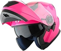 Vista 129 de 1Storm - Casco modular de cara completa para motocicleta, protector solar de doble visera: modelo Modular901, visera ahumada