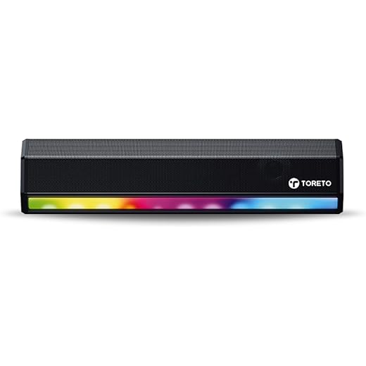 Toreto Beam Pro 16W Bluetooth Sound bar 2000Mah Battery 20