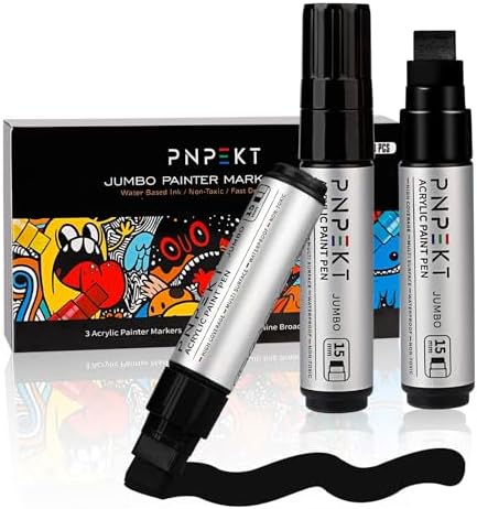 Marqueur Marbel Pointe Large 15mm - 12 Couleurs