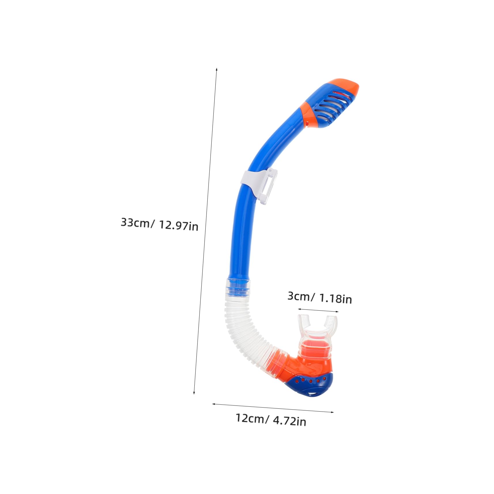 DECHOUS Professional Dry Snorkel Single Tube Snorkeling Accessory for Underwater Exploration Snorkeling Gear Durable Dive Equipment
