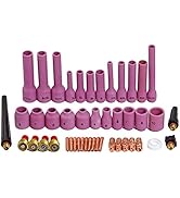 RIVERWELD TIG Gas Lens Collet Body Assorted Size Kit Fit SR WP 9 20 25 TIG Welding Torch 46pcs