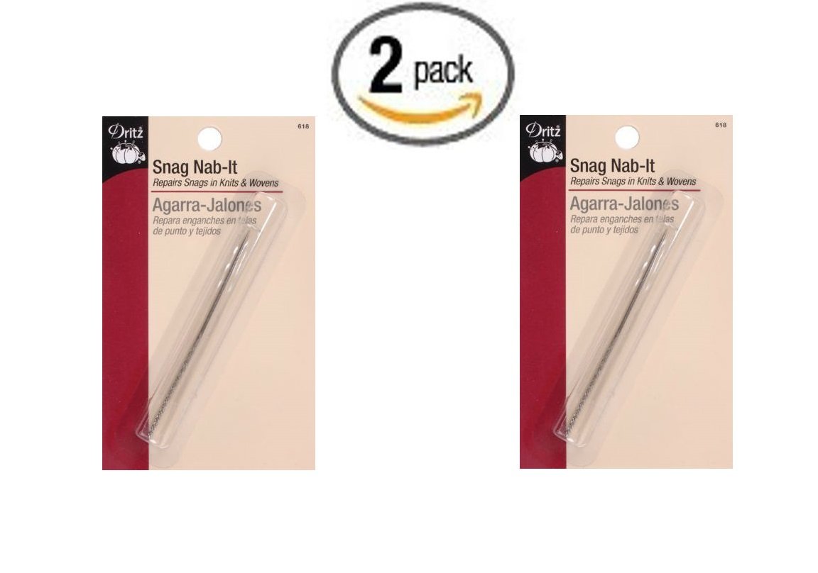 Dritz 618 Snag Nab-It Tool, 2-1/2-Inch … (2 Pack)