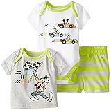 Disney Baby Baby-Boys Newborn Goofy and Friends 3 Piece Set, Multi, 3 Months