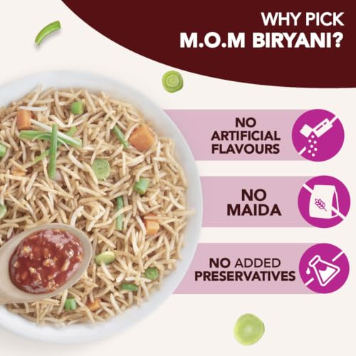 Image of MOM - Meal of the Moment, Fried Rice with Schezwan Gravy, 145g | Ready to Eat | No Added Preservatives | No Artificial Flavours