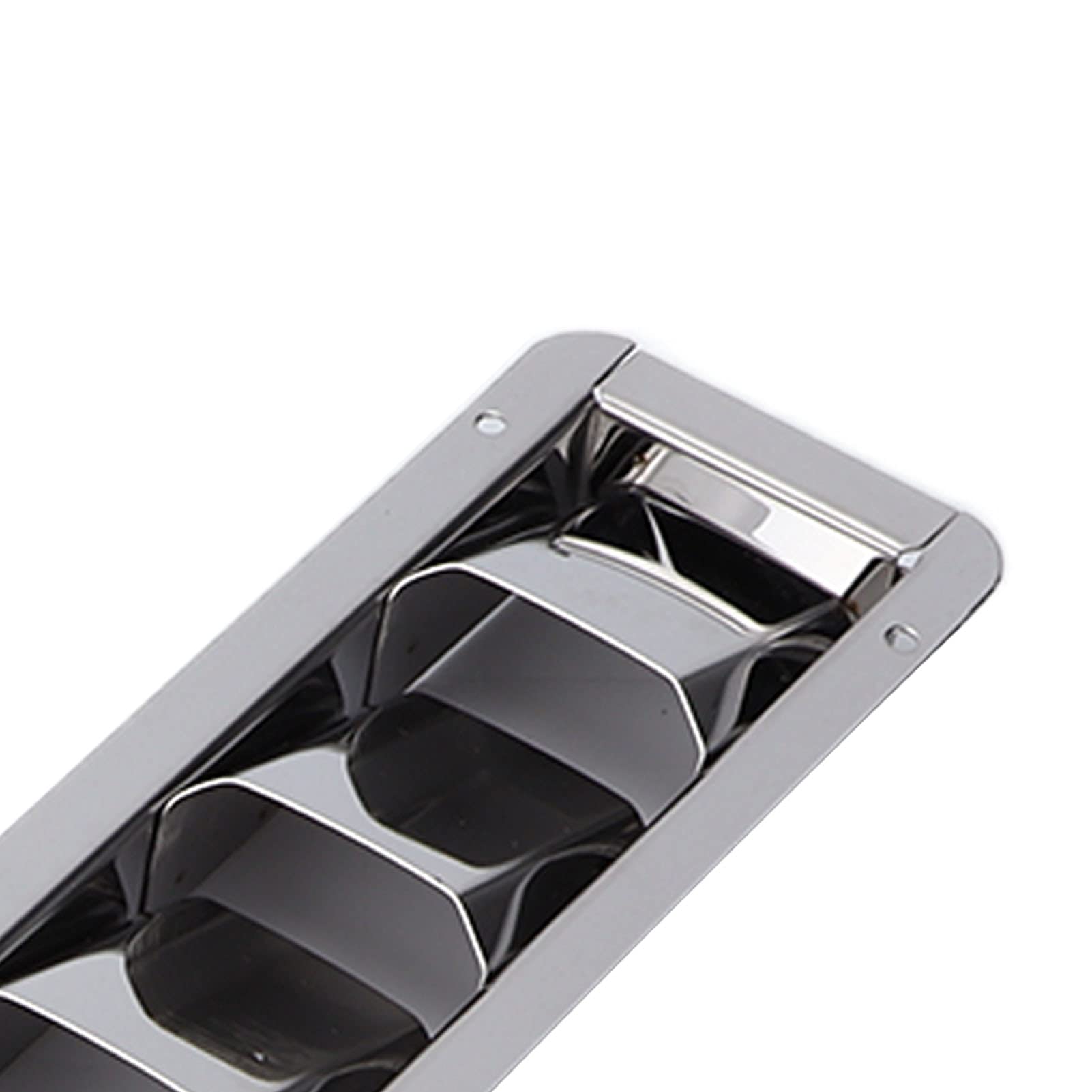 TANIQIACA Marine Ventilation Grille Oblong Stainless Steel with 8 Slots - Boat Louver Vent Cover for All Water Environments
