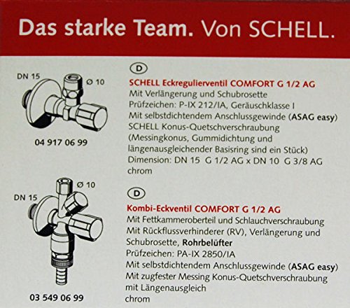 Valvola Di Scarico Inclusa Valvola Di Fondo SCHELL - Foto 12