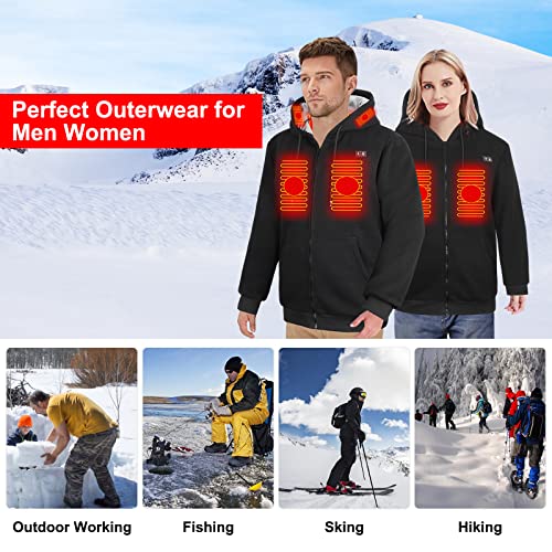 Wodesid RTPB-013 Heated Hoodie With Battery Pack 10000Mah Rechargeable thumb #7