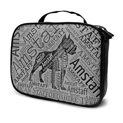 Preisvergleich Produktbild Kosmetiktasche im amerikanischen Landhausstil Bulldoggen-Design, tragbar, multifunktional, geeignet für Sport, Fitnessstudio, Yoga, Strand, Baden
