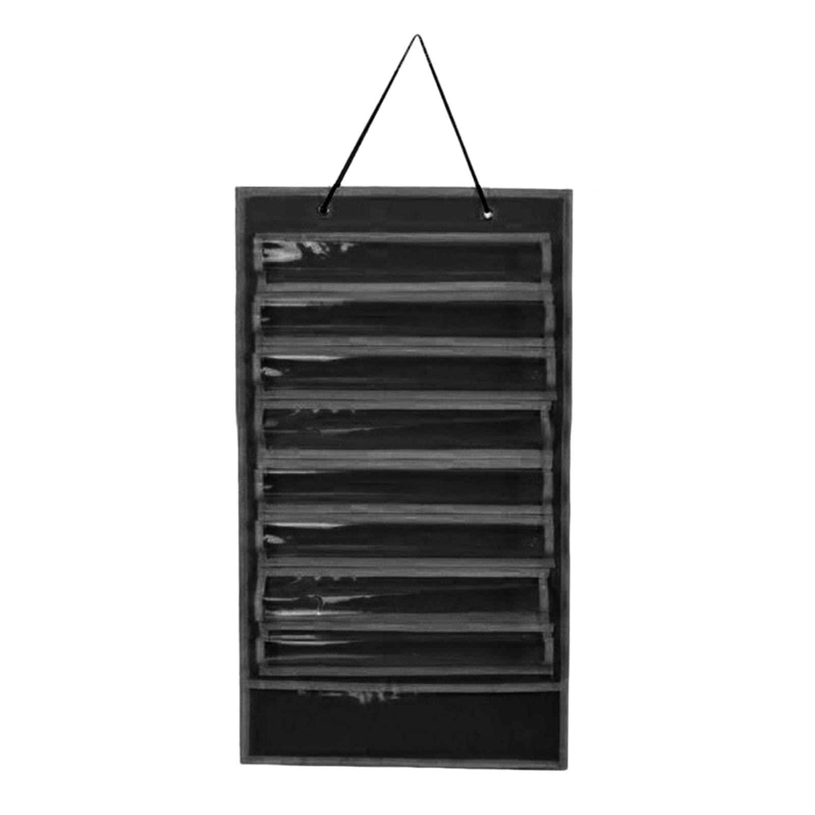 TOOYFUL 1Pc Arts Martiaux Taekwondo Karaté Ceinture Présentoir Feutre Réutilisable pour 8 Ceintures et 5 Médailles, Noir