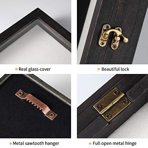 image for TJ.MOREE Shadow Box for Flowers 8 x 10 Shadowbox Display Case Picture 