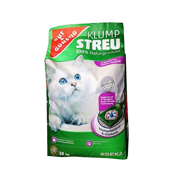 Gut & Günstig Katzenstreu Klumpstreu 100% Naturprodukt