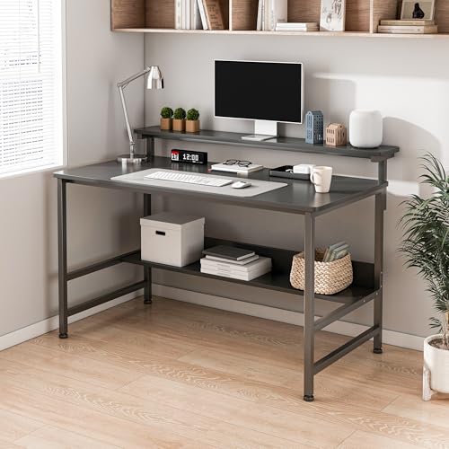 Opiniones y reviews de Escritorios de Oficina Top 10. 49 GM Bear Escritorio para Home Office Ejecutivo Estudiantil Mesa 110 * 45 * 75CM (Negro)