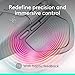 Logitech MX Master 4, Ergonomic Wireless Mouse with Advanced Performance Haptic Feedback, Ultra-Fast Scrolling, USB-C Charging, Bluetooth, Windows, MacOS - Pale Gray