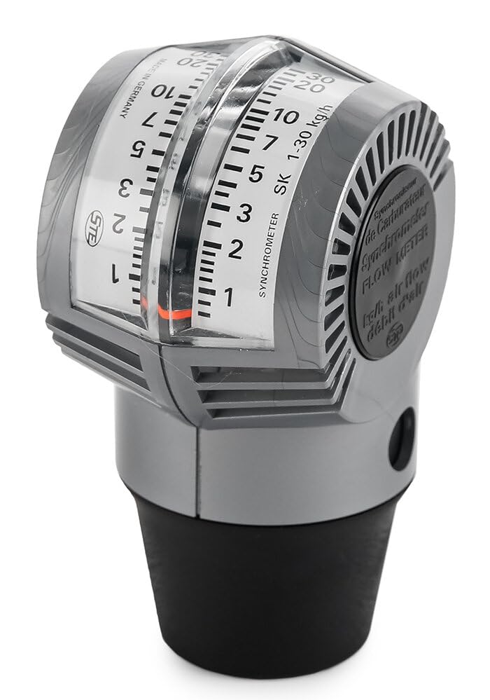 Sincronizzatore per carburatore con ago per diametro da 40 a 45mm e depressione da 1 a 30 Kg/h
