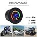 TurnRaise LED Indicador de Bateria Universal Impermeable Voltímetro para DC 12v Moto...