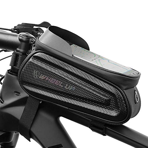 Saco de tubo, Romacci Bolsa com estrutura de bicicleta Bolsa para tubo frontal Bolsa para guiador Bo